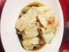 白灼有机鲜腐皮-禧和源养生素食茶馆