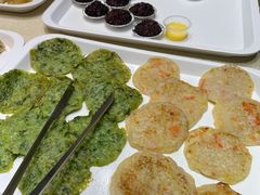 玉米蔬菜饼-自然风素食自助餐厅(黄河北路店)