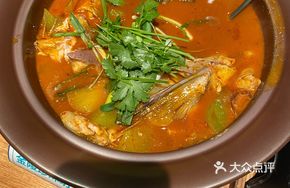Red Soup Fish Head Rice