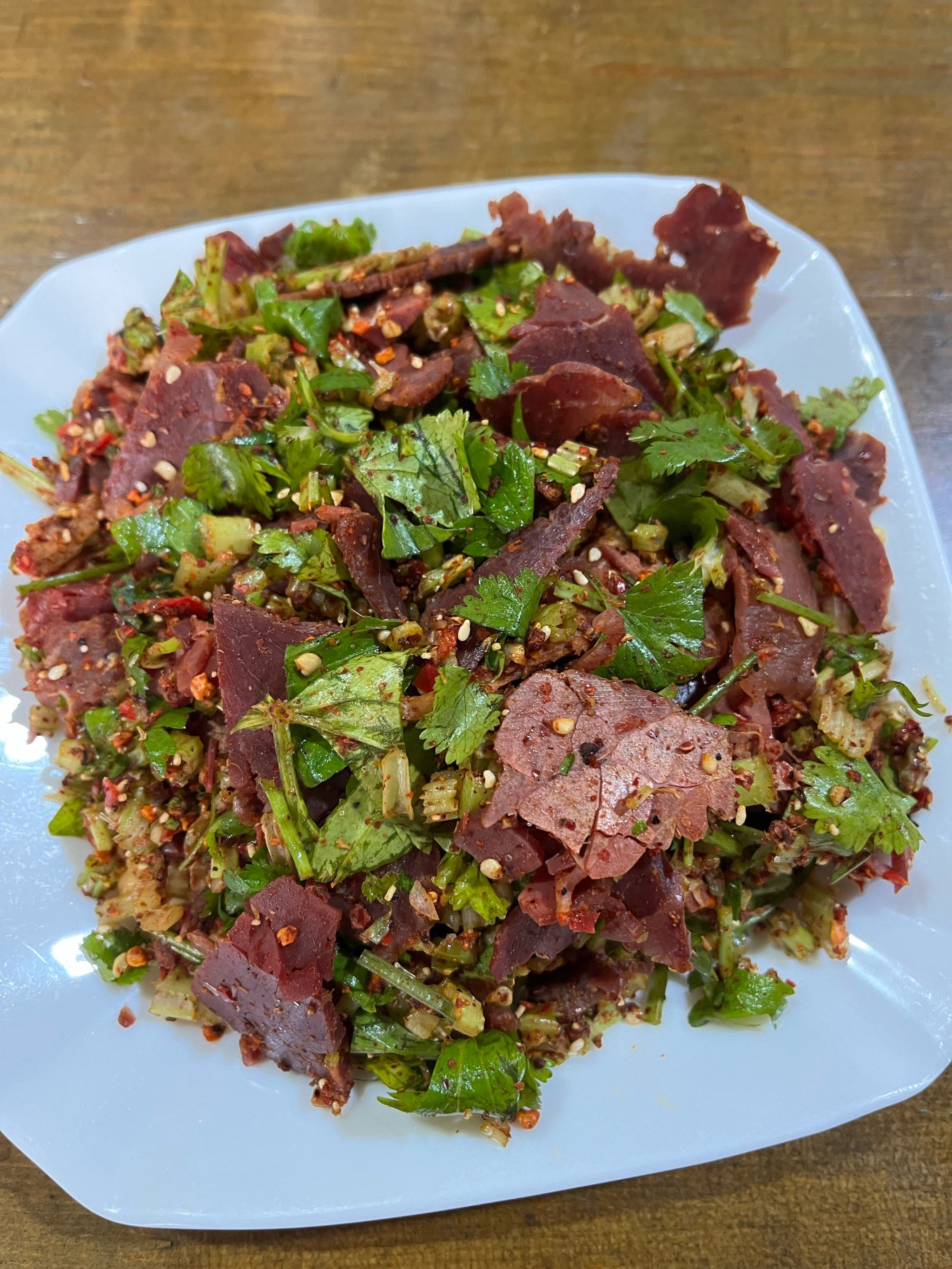 一万遍推荐这家店#干拌牛肉#真材实料才能做出好味道 #三道堰美食