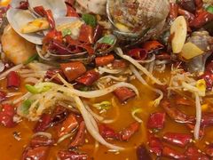 -海派美食·家宴海鲜青岛菜·石锅鲽鱼头(东方城店)