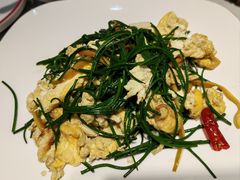 沙葱炒鸡蛋-伊帆食府·青海地方特色美食