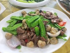 鲜菇兰豆炒牛肉-大笑饭堂(甲子桥店)