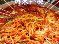 香辣番茄芝士意面-赤火牛排(金狮广场店)