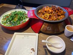干锅排骨虾-龙少爷碳火干锅(环球中心店)