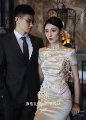 -禾米旗袍妈妈装礼服定制(嘉业国贸店)