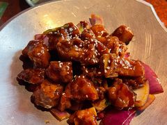 蒜香蜜汁排骨-绿茶餐厅(蓝色港湾店)