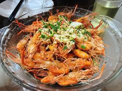 葱油青虾-溱湖八鲜菜馆
