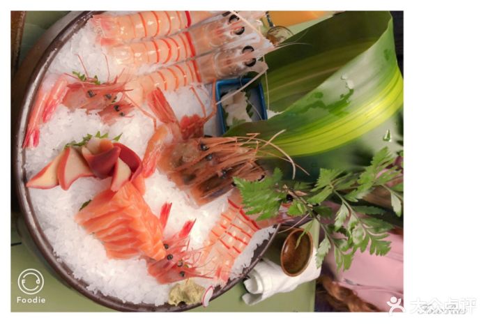 万岛日本料理铁板烧(大宁店)牡丹虾和鳌虾图片