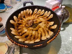 豆角肉卷子-华盛园卷子王农家菜水库鱼