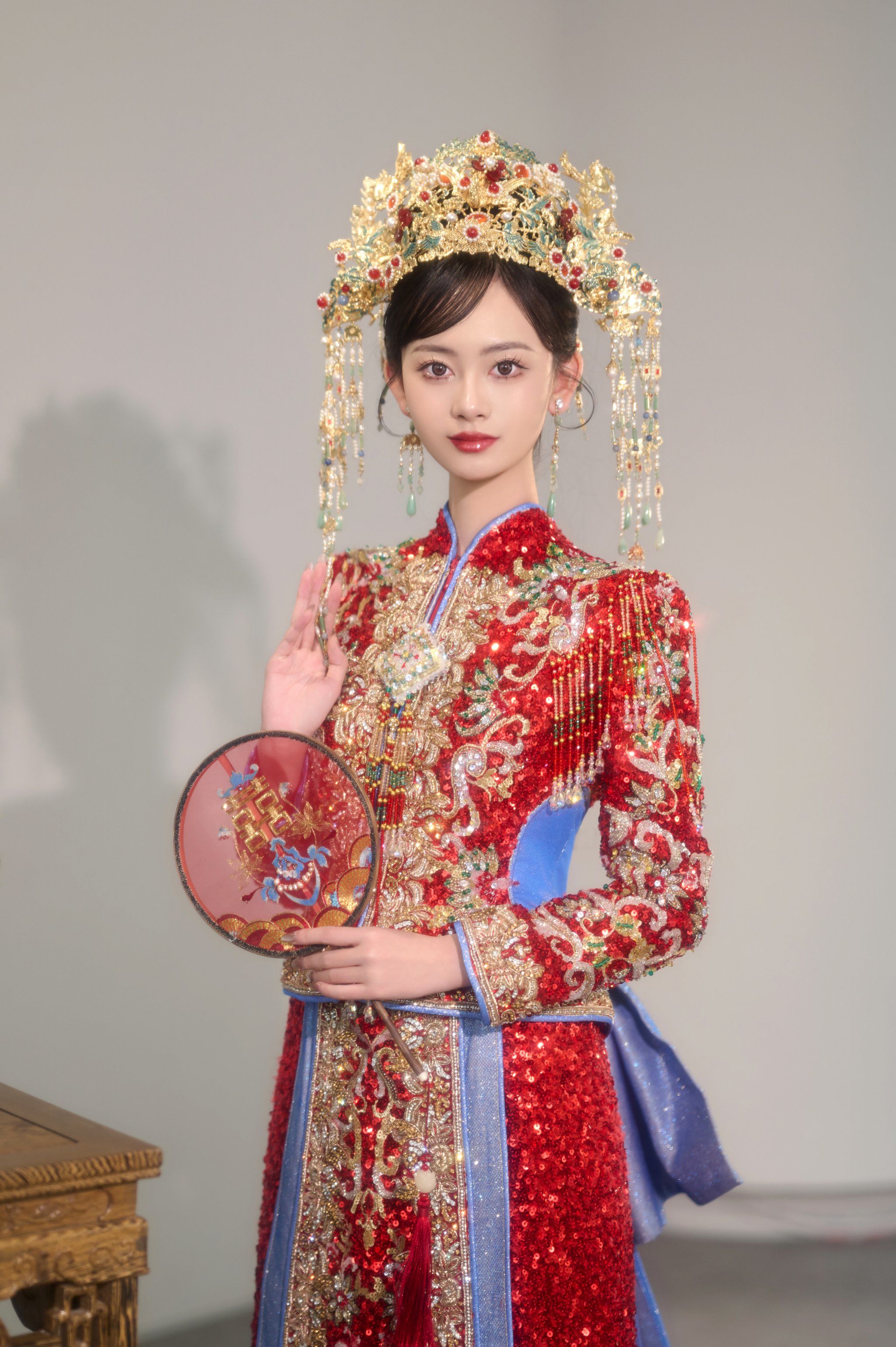 少女心爆棚💗拖尾秀禾人间仙品