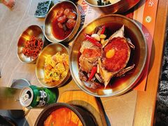 -草家酱蟹炭火烤肉店(珲春南路一店)