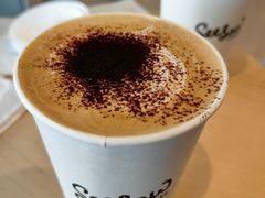 黑巧灌浆曲奇拿铁-Seesaw Coffee(南京国金中心店)