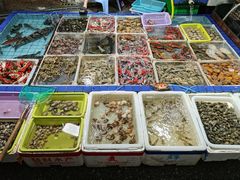 -霞涌市场海鲜摆卖区