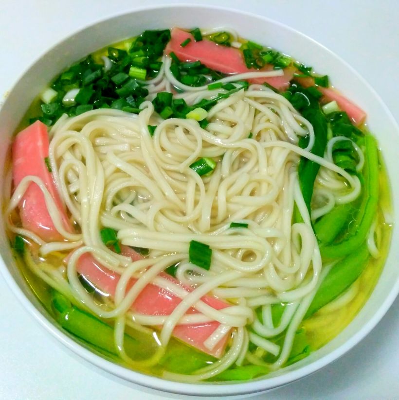 鸡丝青菜面