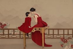 -时光纪亲子全家福照相馆(静安店母女写真父母纪念照)
