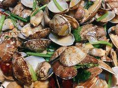 辣炒蛤蜊-二红烧烤排骨串(麦岛店)