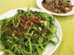 面酱捞通菜-巫记鸡饭店
