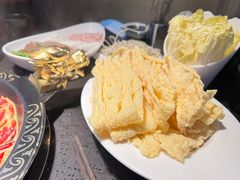 炸腐竹-锅说大脸毛肚重庆老火锅(佐阾店)