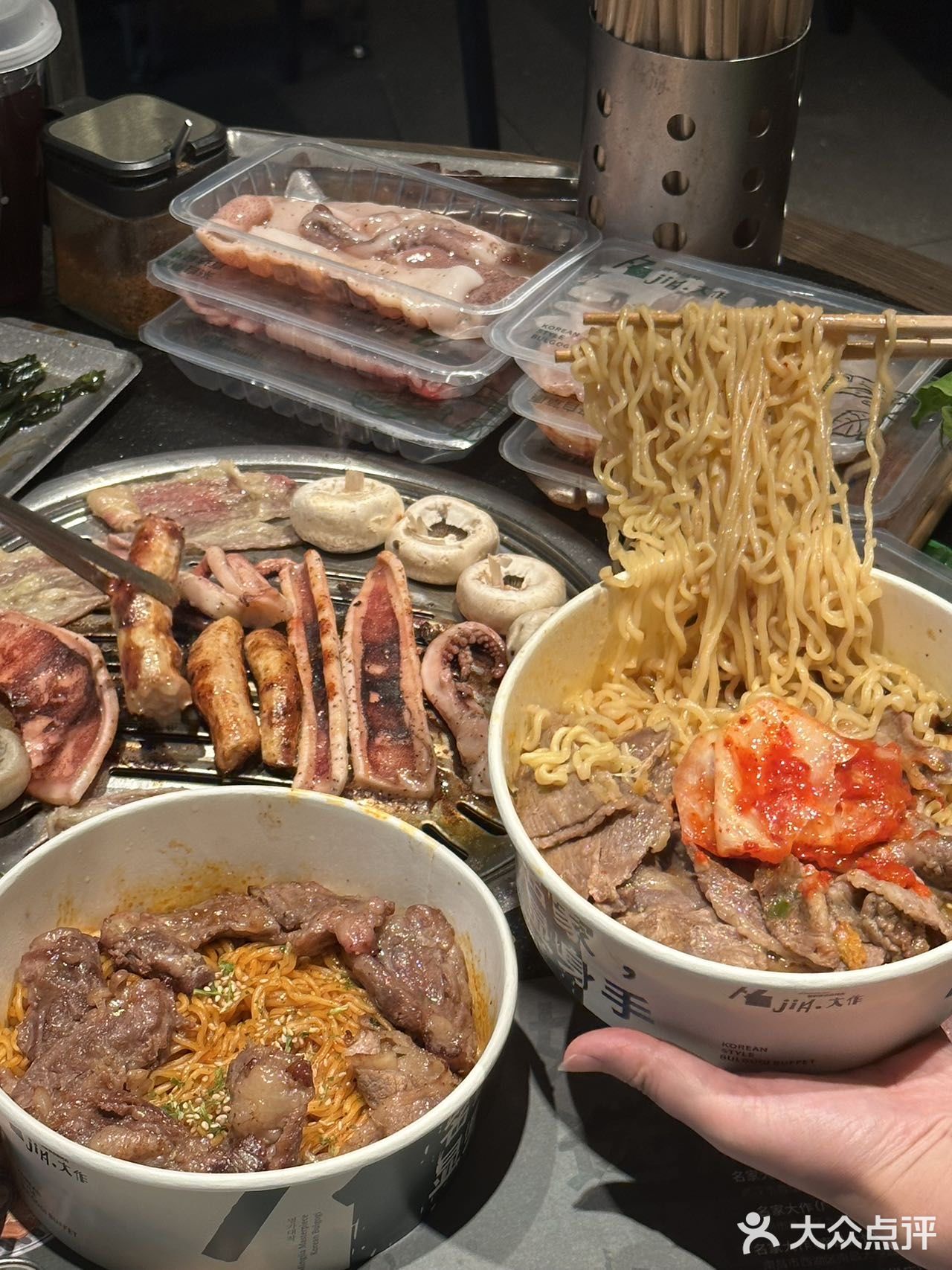 救命!居然在烤肉店吃到了封神的diy泡面