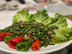 蚬肉生菜包-香山家宴