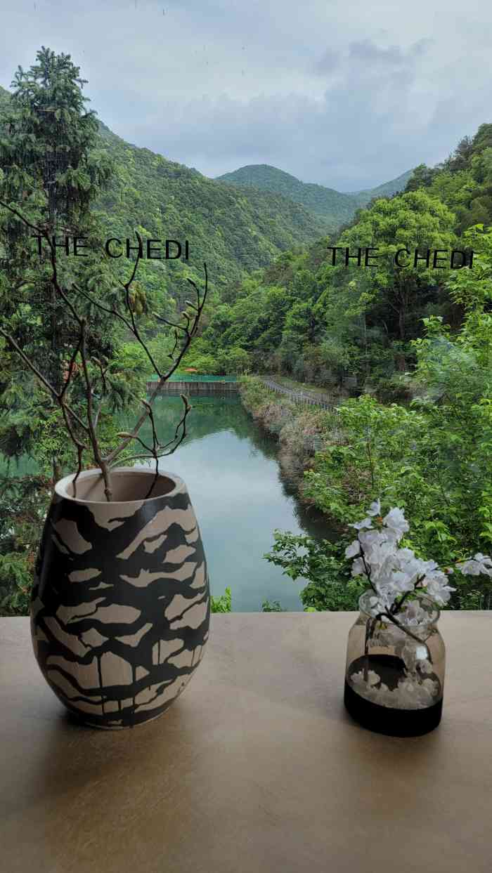 宁海安岚·临湖轩-"非常不错的下午茶,抹茶的颜色特别适合这个.