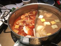 牛杂鸳鸯锅-左庭右院鲜牛肉火锅(新梅广场店)