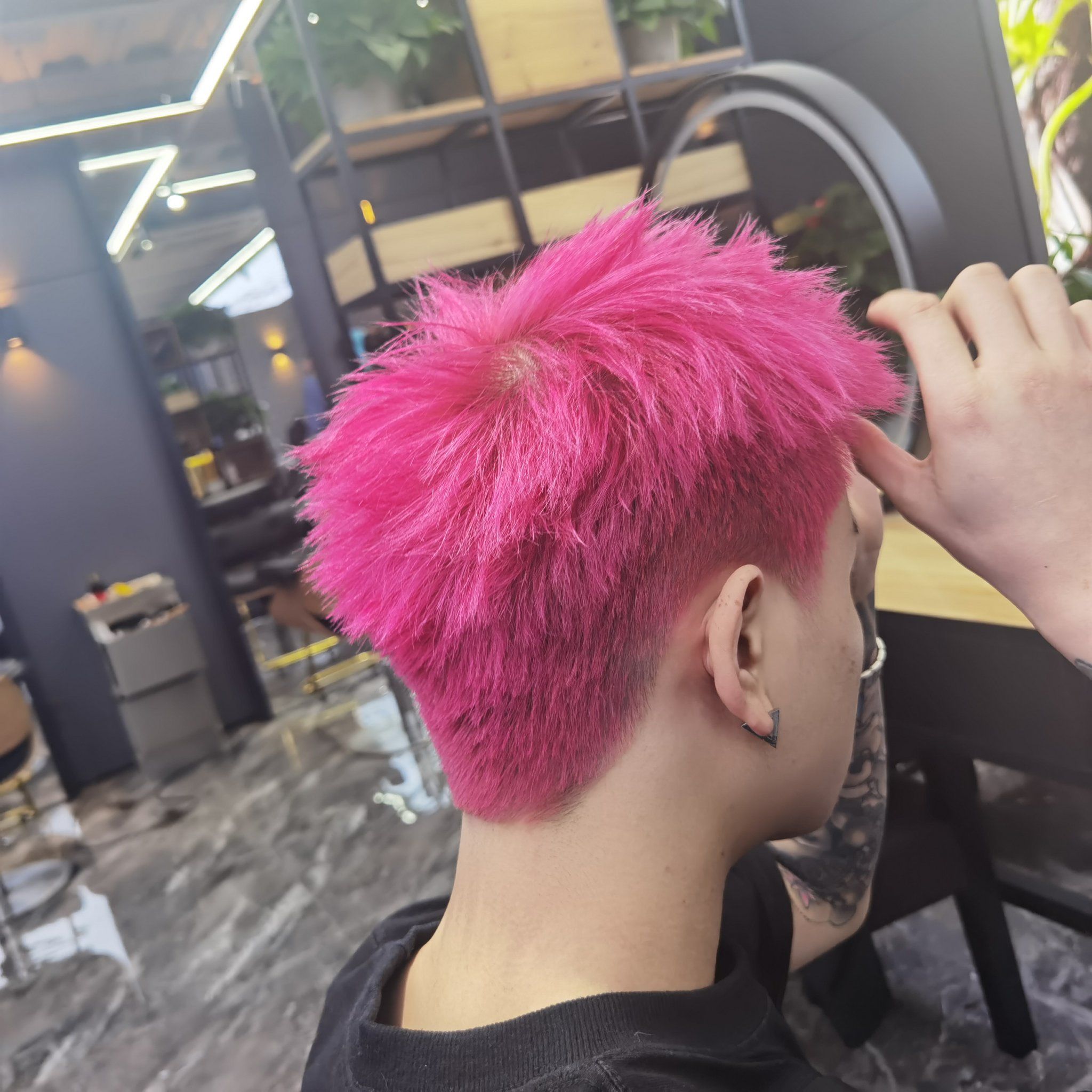 男生粉发 #男生潮色染发推荐