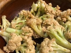 啫啫虾酱花菜-熠盛粤味·顺德桑拿鸡(永康路店)
