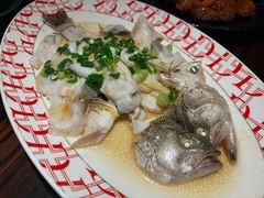 葱油淋淡水嘉州鲈鱼-粤·向群饭店(麓景路店)