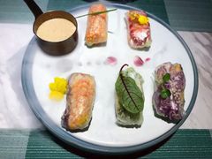 漫步花开彩虹卷-蜜桃花开·中西融合菜E&W(南长街店)