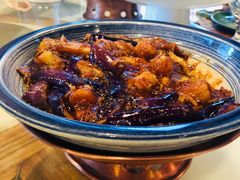 鲜贝烧茄子-那家小馆•北京菜•烤鸭(香山店)