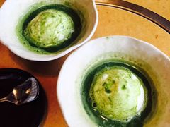 抹茶味冰激凌-蟹道乐(道顿堀本店)