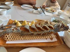 虾油海鲈鱼-山东宾馆·齐鲁苑餐厅