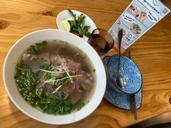 越南火车头汤河粉安格斯牛肉版-越美小馆·越南料理(曲江店)