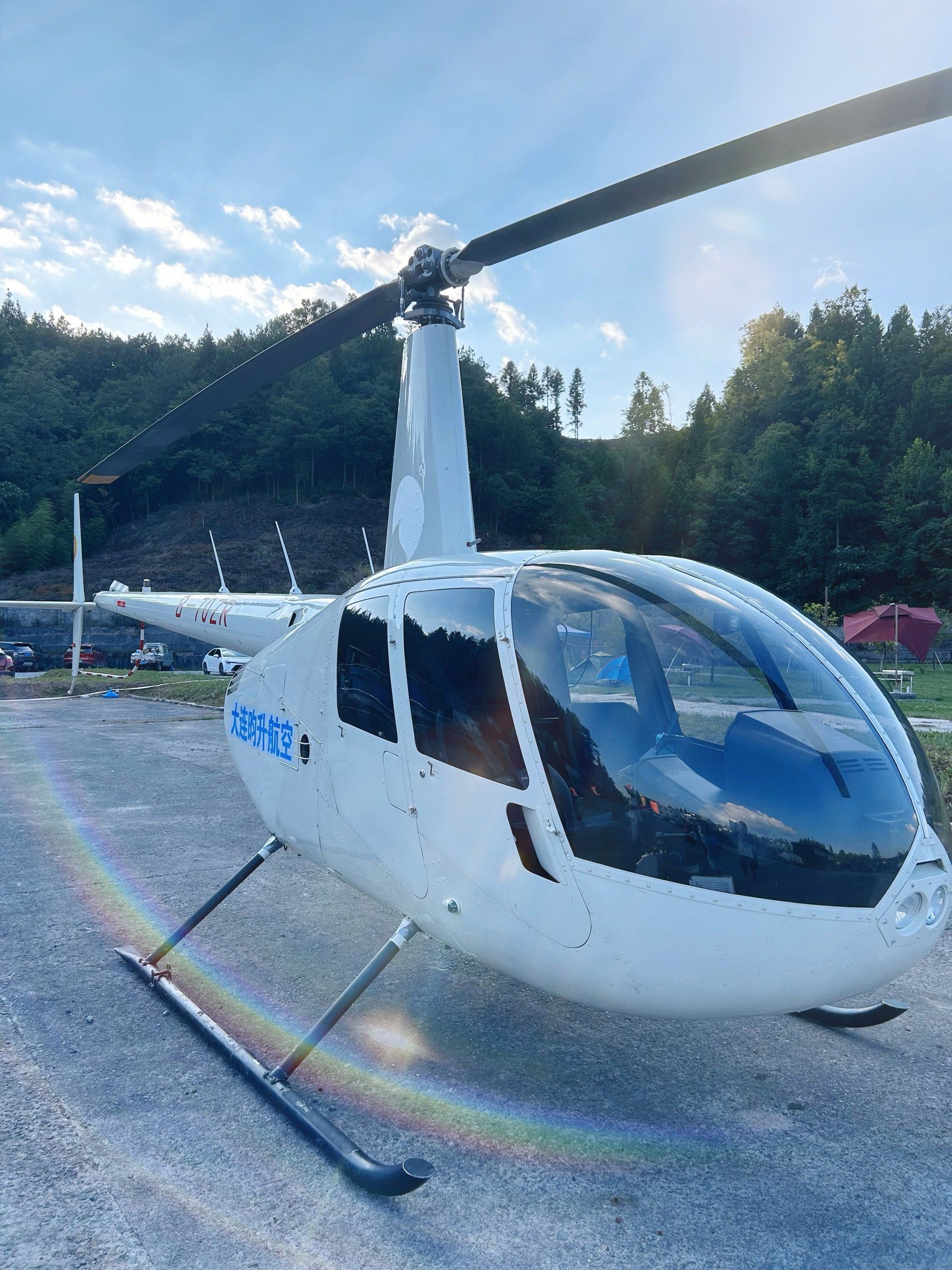 直升机🚁黄水镇上可以体验直升机