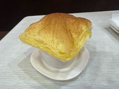 鸡茸蘑菇汤加酥皮-蘑菇餐厅(小火瓦巷店)