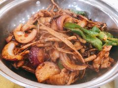 干锅茶树菇-新旺美食林农家菜(岭南路店)