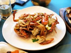姜葱炒花蟹-沙龙酒家