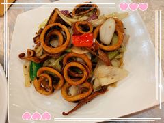 香煎鱿鱼筒-七叔家宴家常广西菜(明秀东路店)
