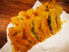 野菜鸡蛋馅锅贴-海荣锅贴馆(五味十字店)