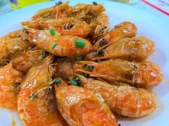 柠汁脆壳爆鲜虾-巧克力渔家.小船海鲜胶东菜(三浴场店)