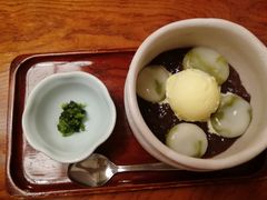 红豆年糕抹茶冰淇淋-镰仓 峰本(八幡宫前本店)