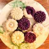 美味加餐-山药糕、紫薯糕、山药紫薯糕[调皮]