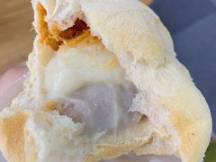 玉米粉芋泥麻薯代餐面包-啊噗吐呦现场烘焙(麦凯乐店)