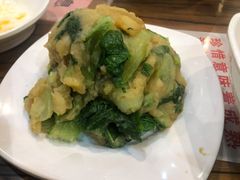 小白菜土豆泥-韩师傅老大同刀削面(北苑路店)