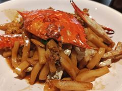 梭子蟹炒年糕-健眺小海鲜(临海后山店)