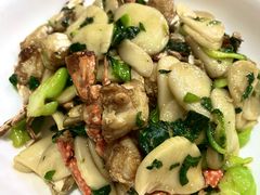 白蟹炒年糕-红灯笼龙凤饭店(宁波老字号店)