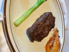 炙烤俄罗斯牛排配法香鲽鱼-黑宝石西餐厅(汇励99城市公园店)