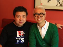 大厨小波与欧阳应霁合影-金陵一哥龙虾(水木秦淮店)